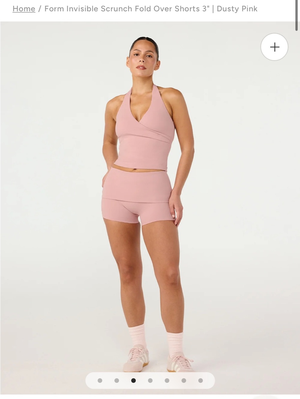 CSB Dusty Pink Form Athena Tank & Folder Shorts - Picture 4 of 5